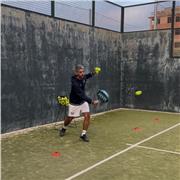 Monitor de padel. Clases particulares ( a domicilio o con pista propia) en la Safor, Denia, Gandia, Oliva, Miramar Bellereguard, etc. Clase un alumno, dos o cuatro. Titulo nito brea